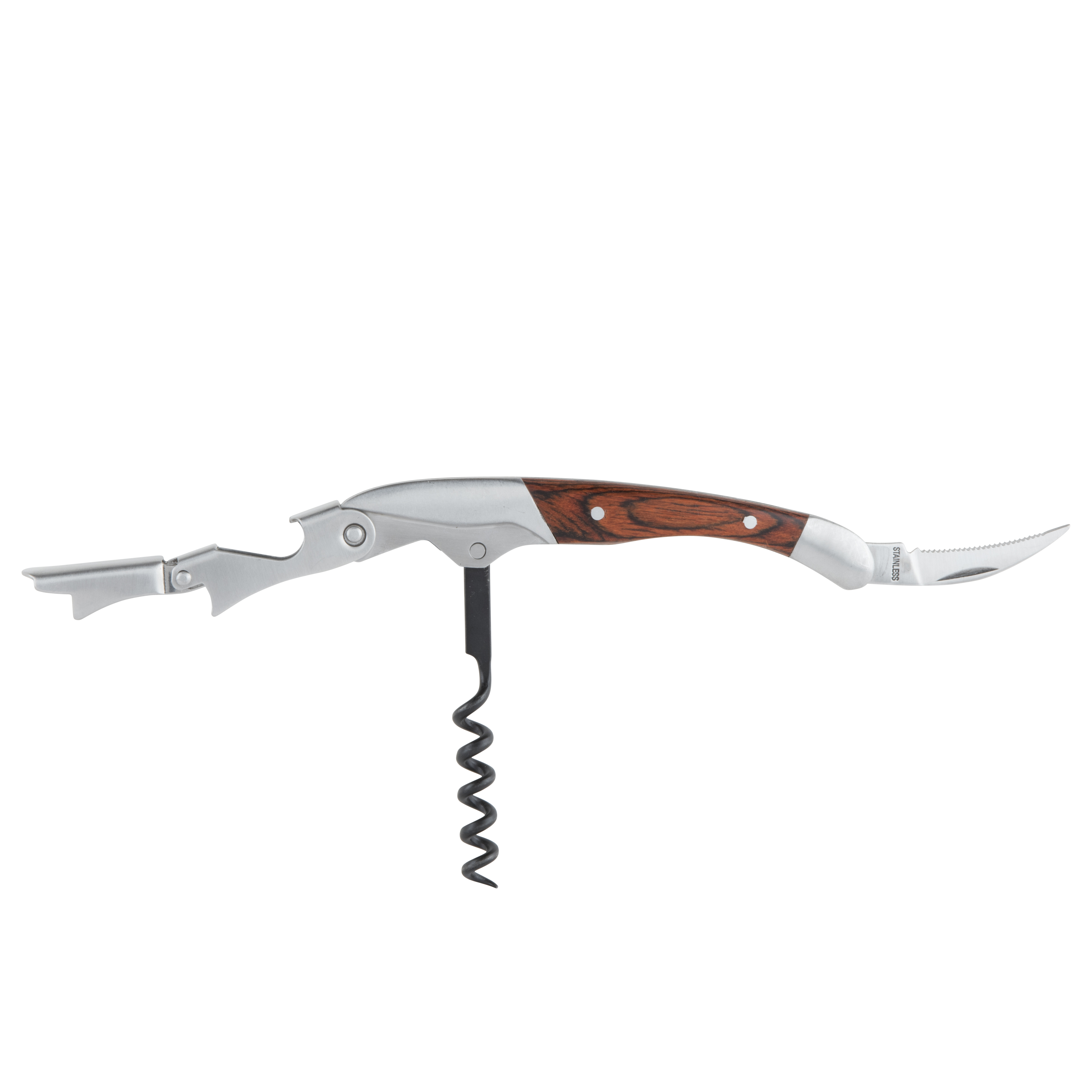 True® Spruce Double Hinged Corkscrew 3
