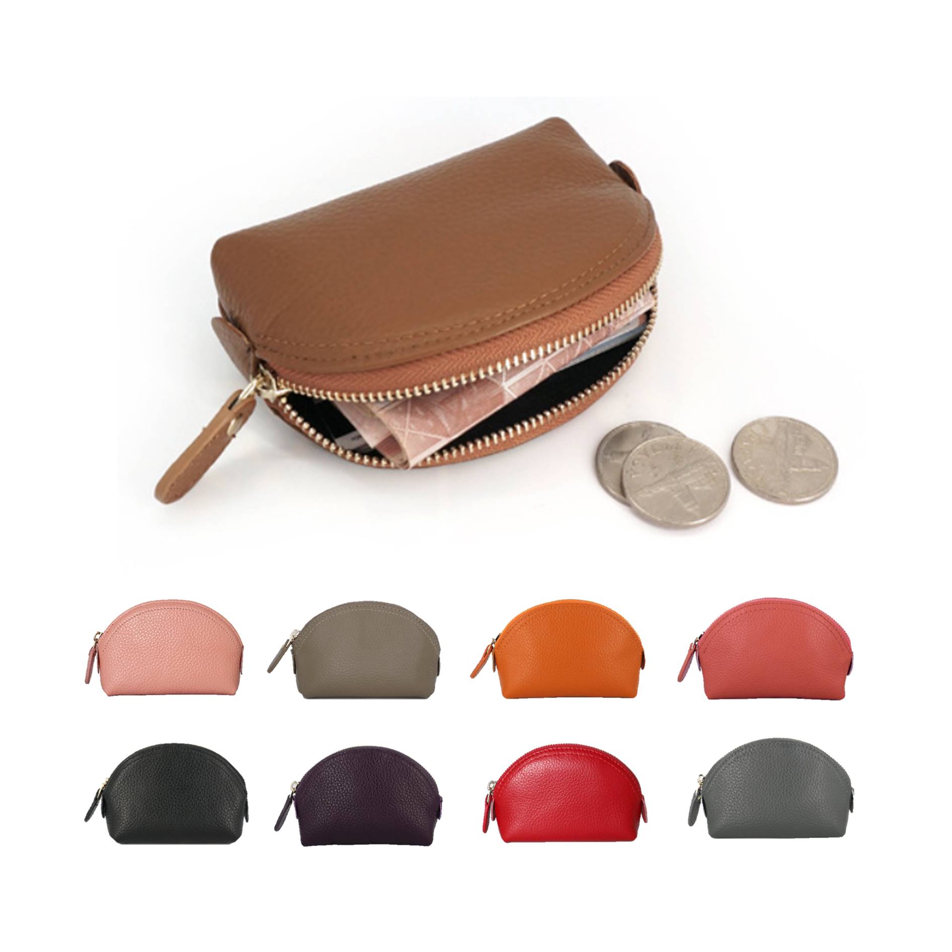 Genuine Leather Coin Purse 5