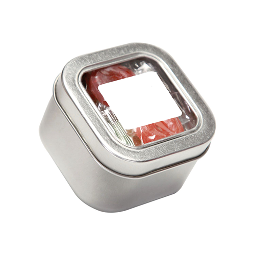 Small Square Window Tin Premium Fill 6