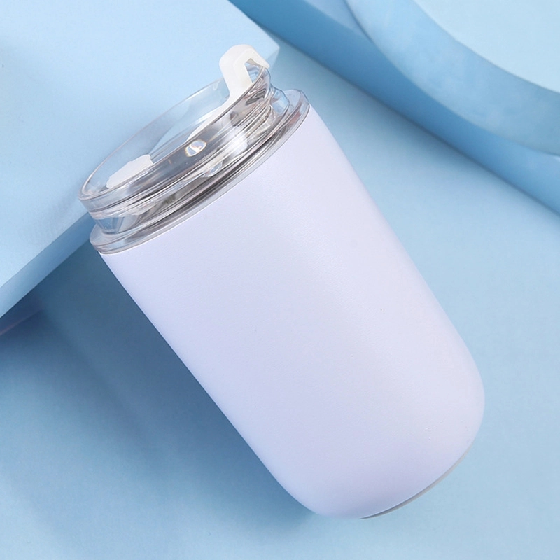 Custom 12oz Stainless Steel Tumbler With Lid And Straw 12