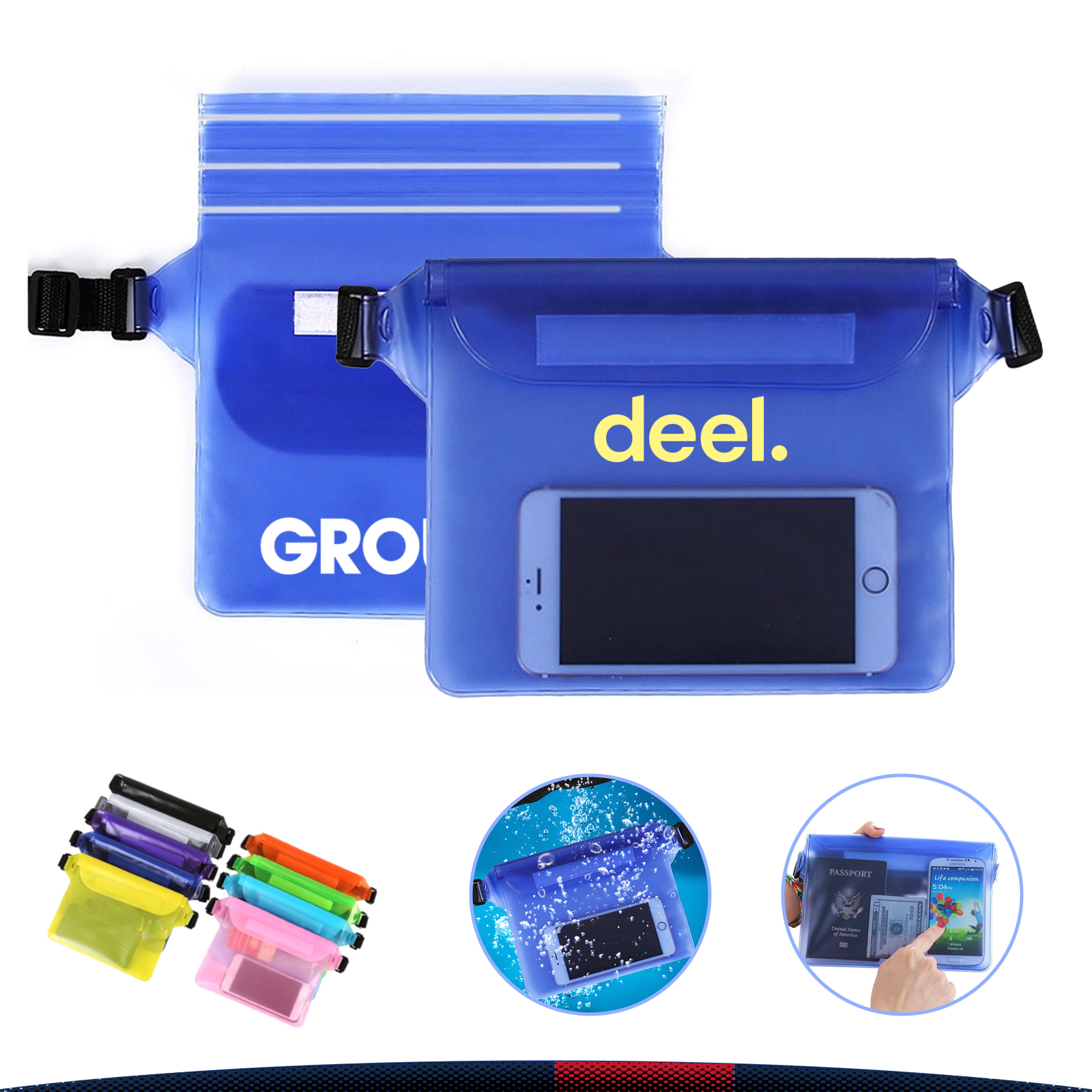 PVC Cell Phone Waterproof Fanny Pouch 10