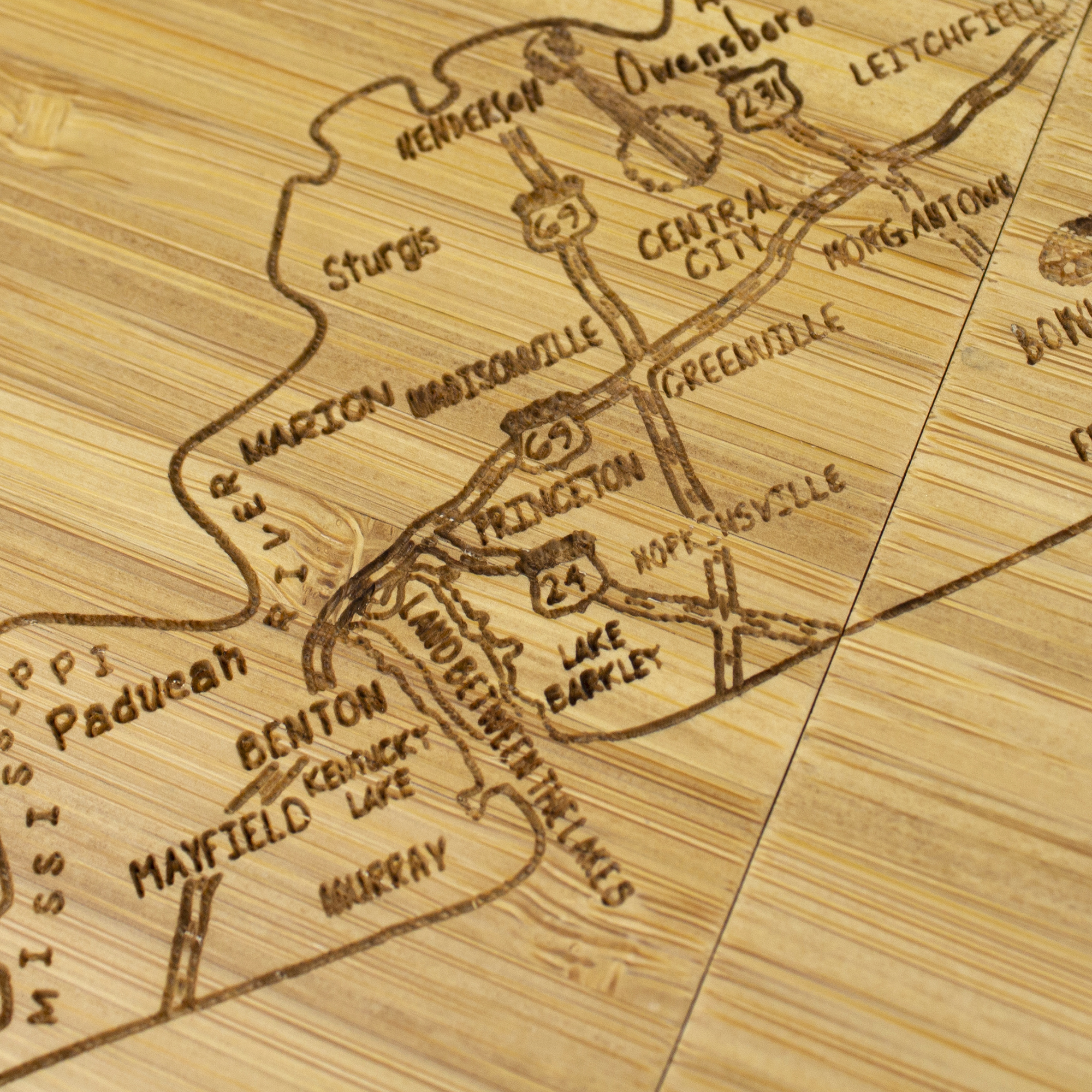 Kentucky Puzzle Coaster Set 3
