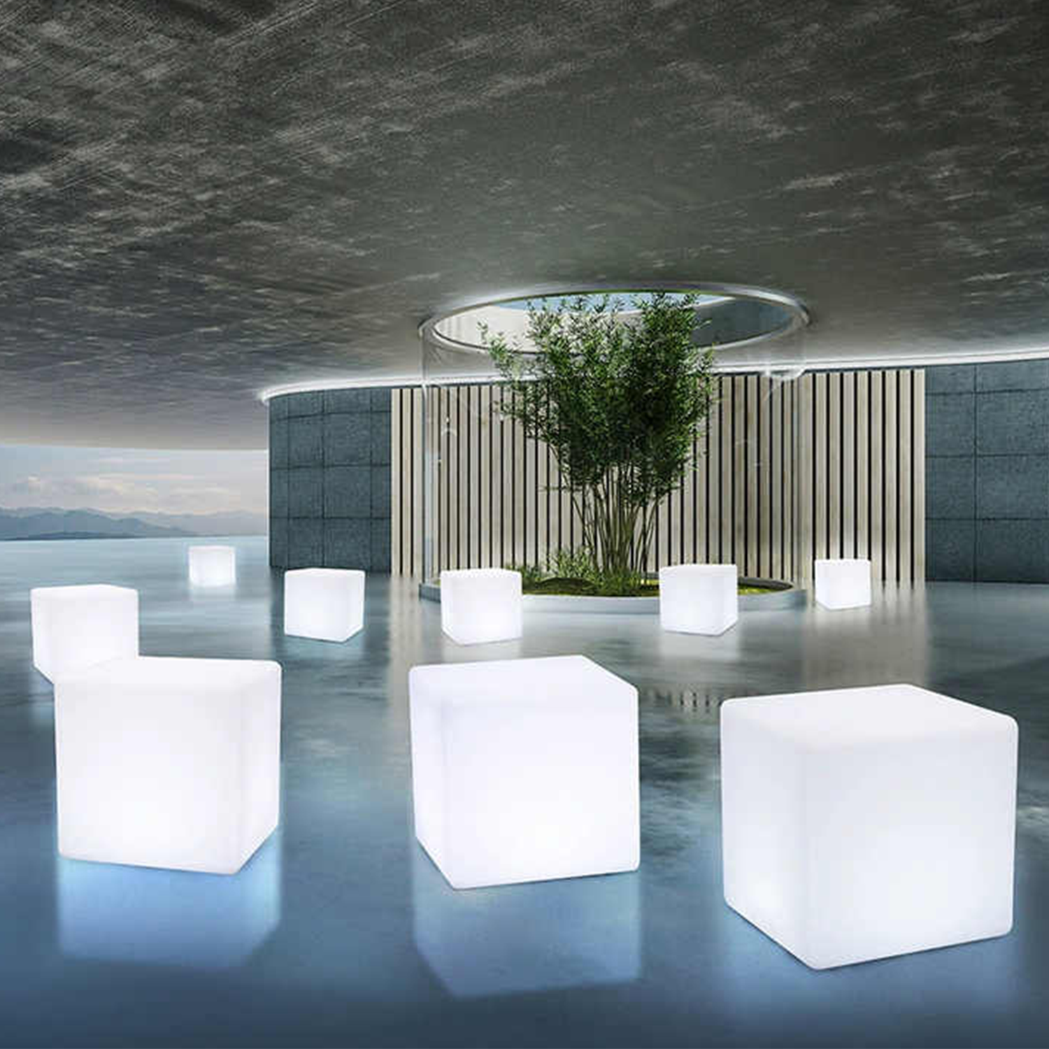 Rechargeable Acrylic LED Night Light for Bedroom Party 2