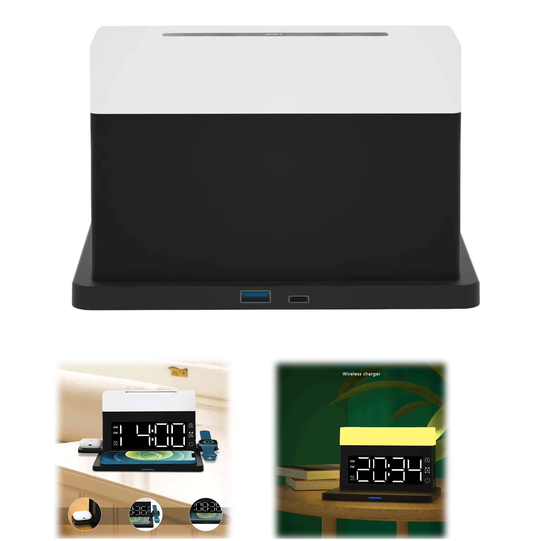 3 in 1 Wireless Charging Station for Multiple Devices