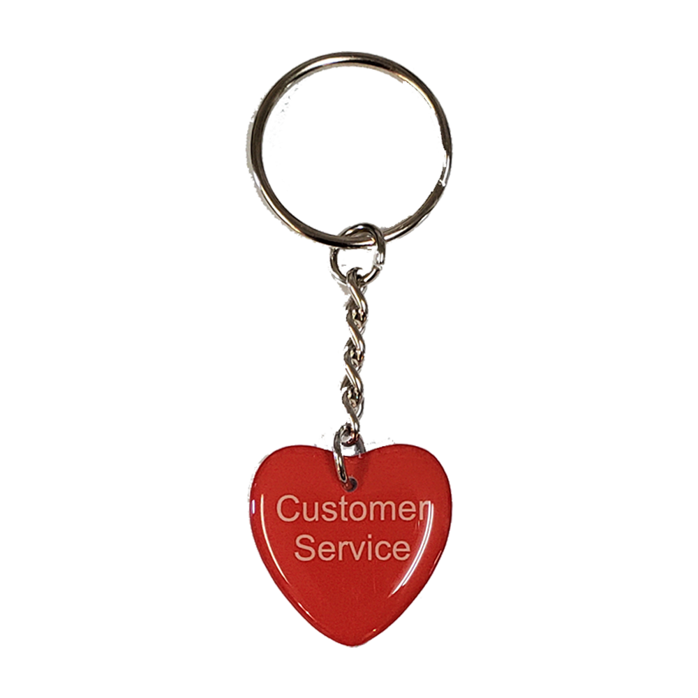 Key Chain / Tag, custom single sided imprint up to 1 Sq. In. 4