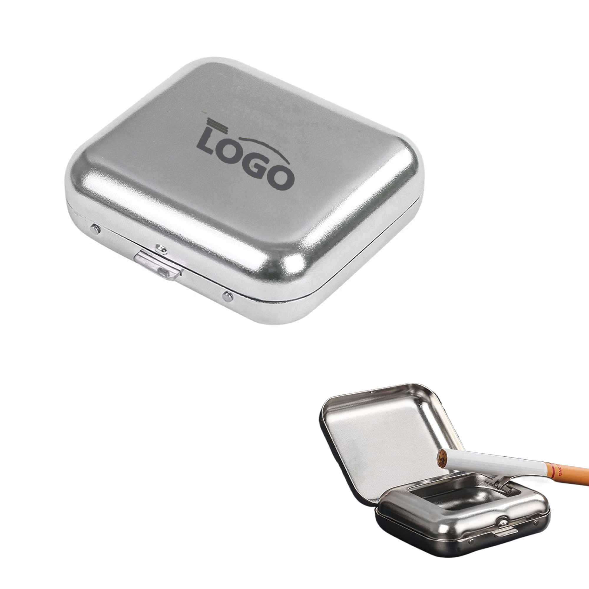 Portable Metal Pocket Ashtray For Travel 2