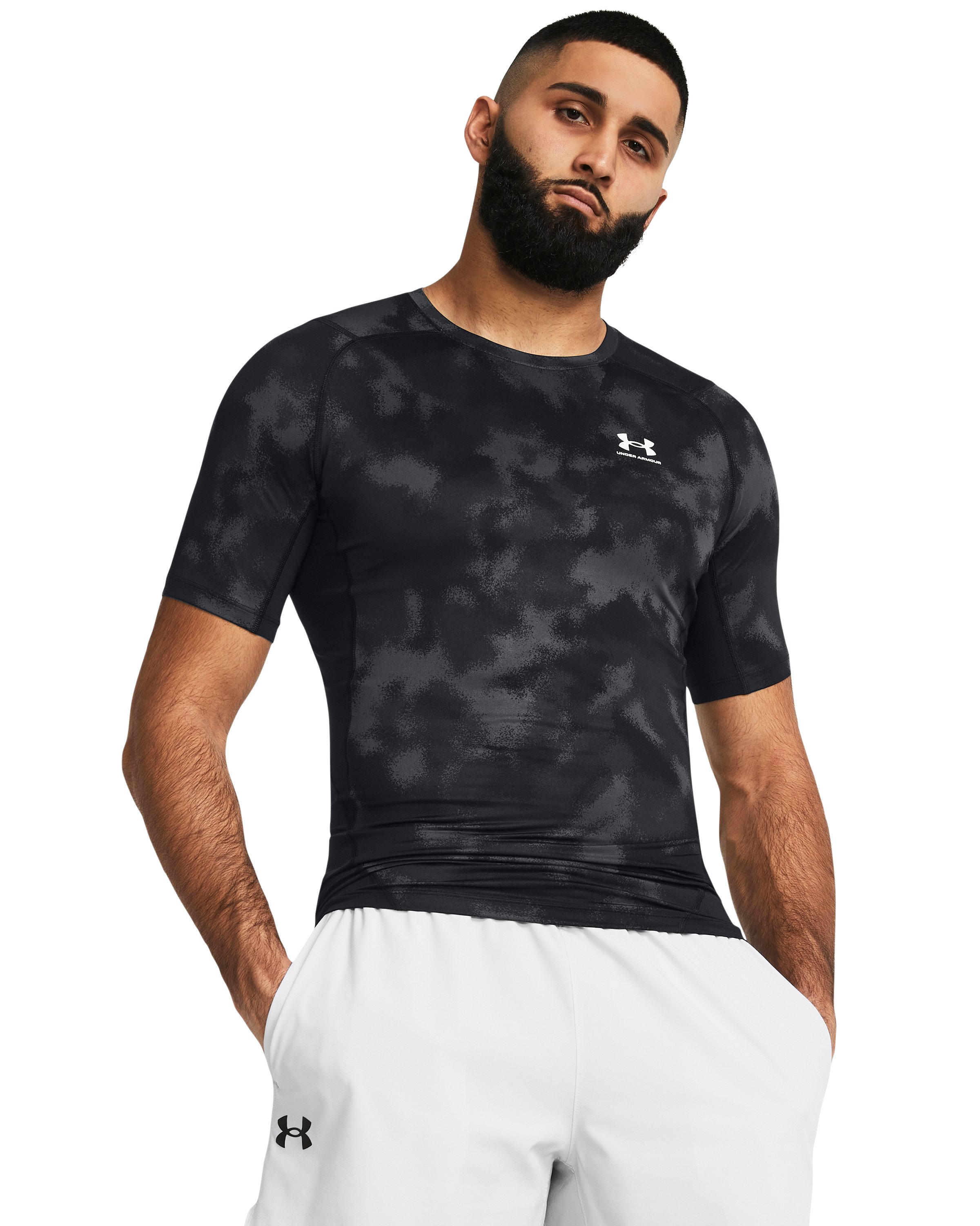 HeatGear Printed Men's Short Sleeve 3