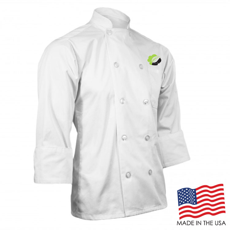 Classic Chef Coat with Long Sleeves (FULL COLOR LOGO) 8