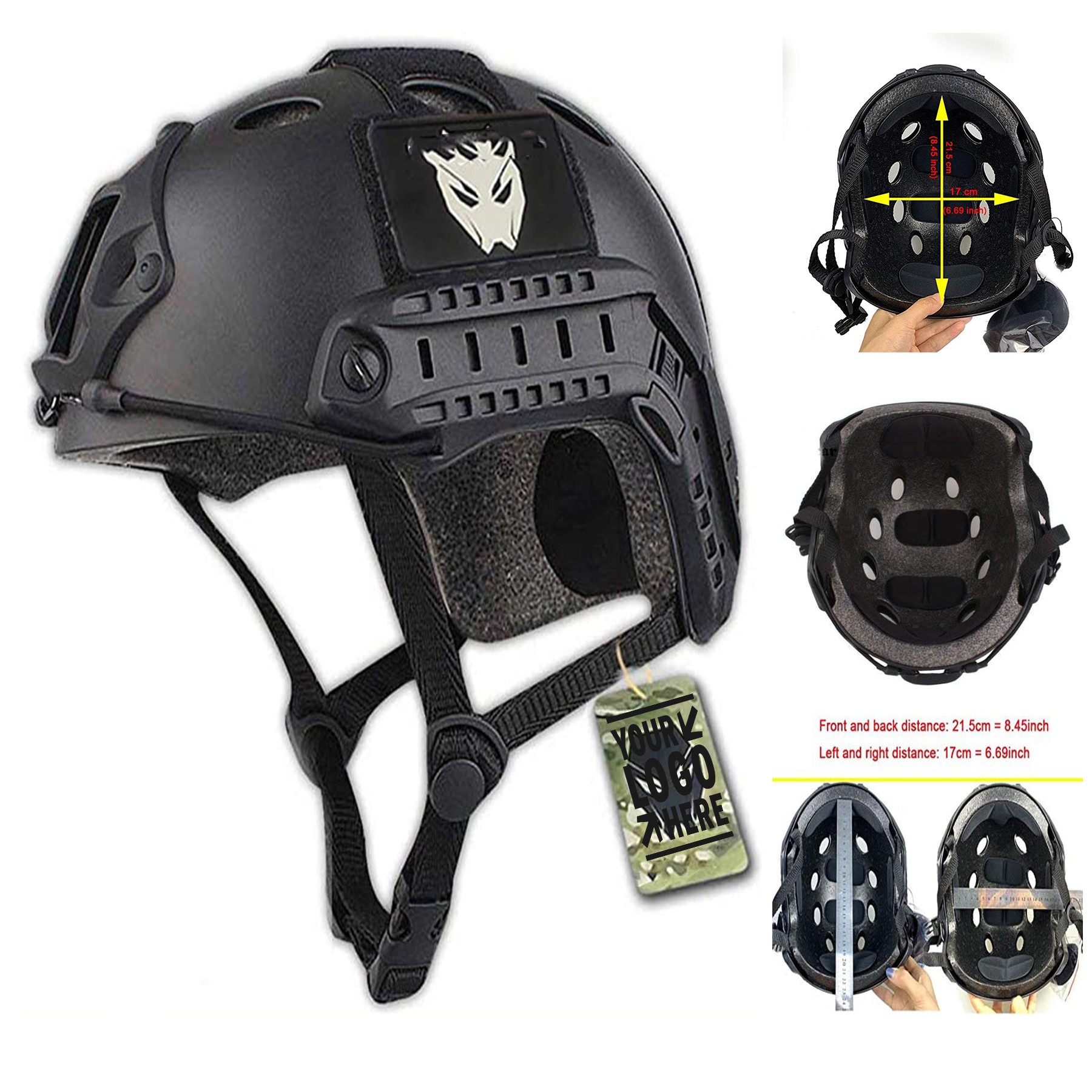 Pj Type Tactical Paintball Airsoft Fast Helmet 3