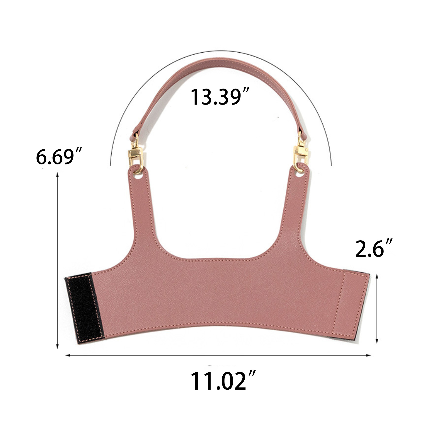 Handheld Leather Cup Holder 4