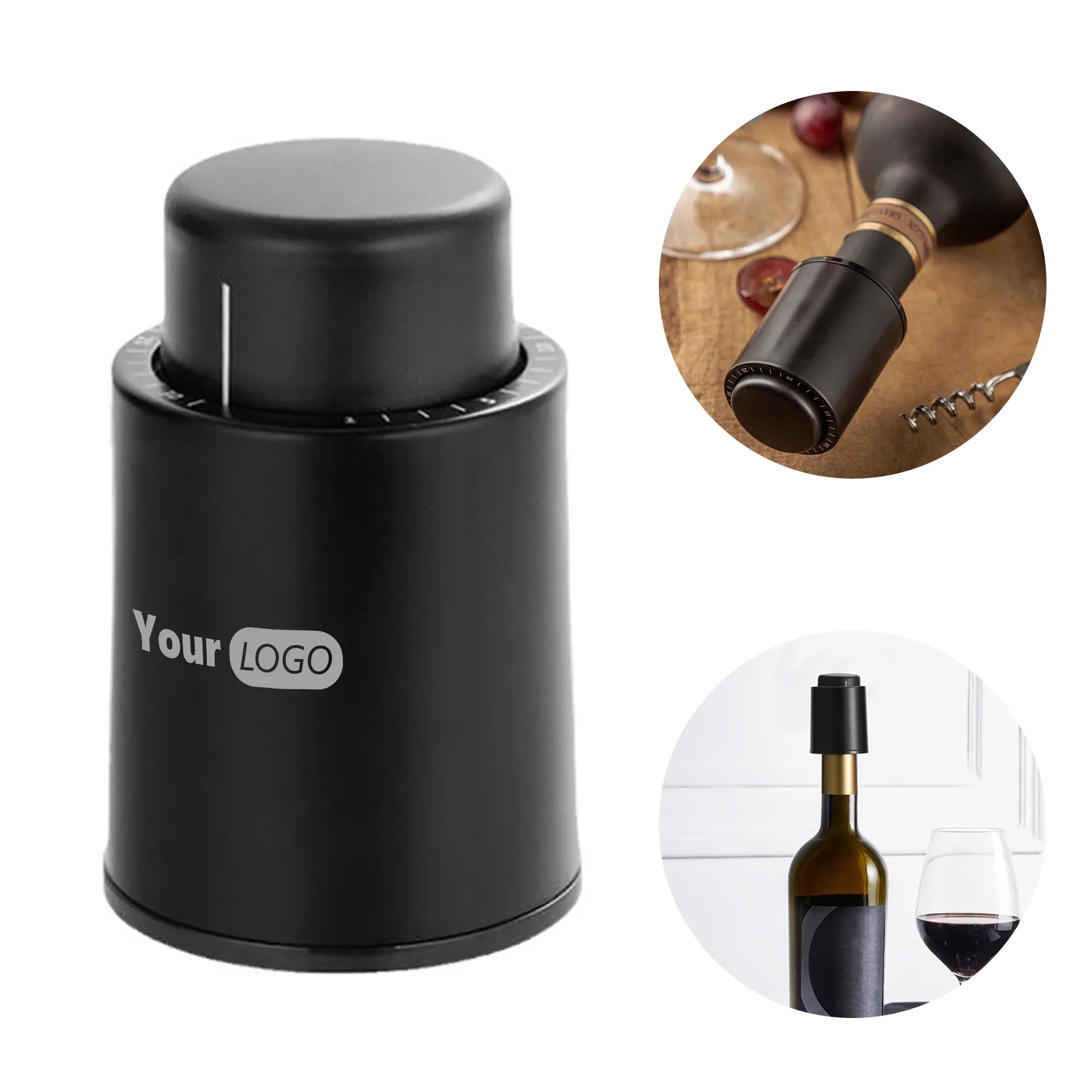 Abs Press Type Vacuum Red Wine Stopper 3