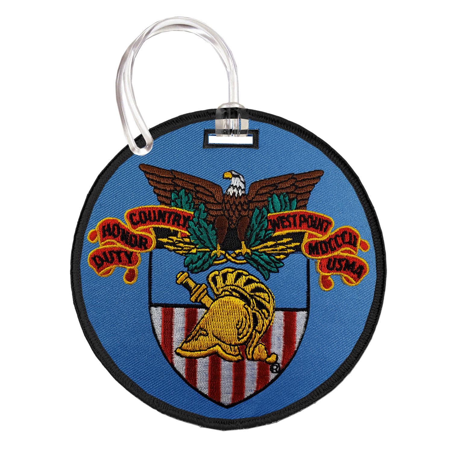 Embroidered Round Luggage Tag 4