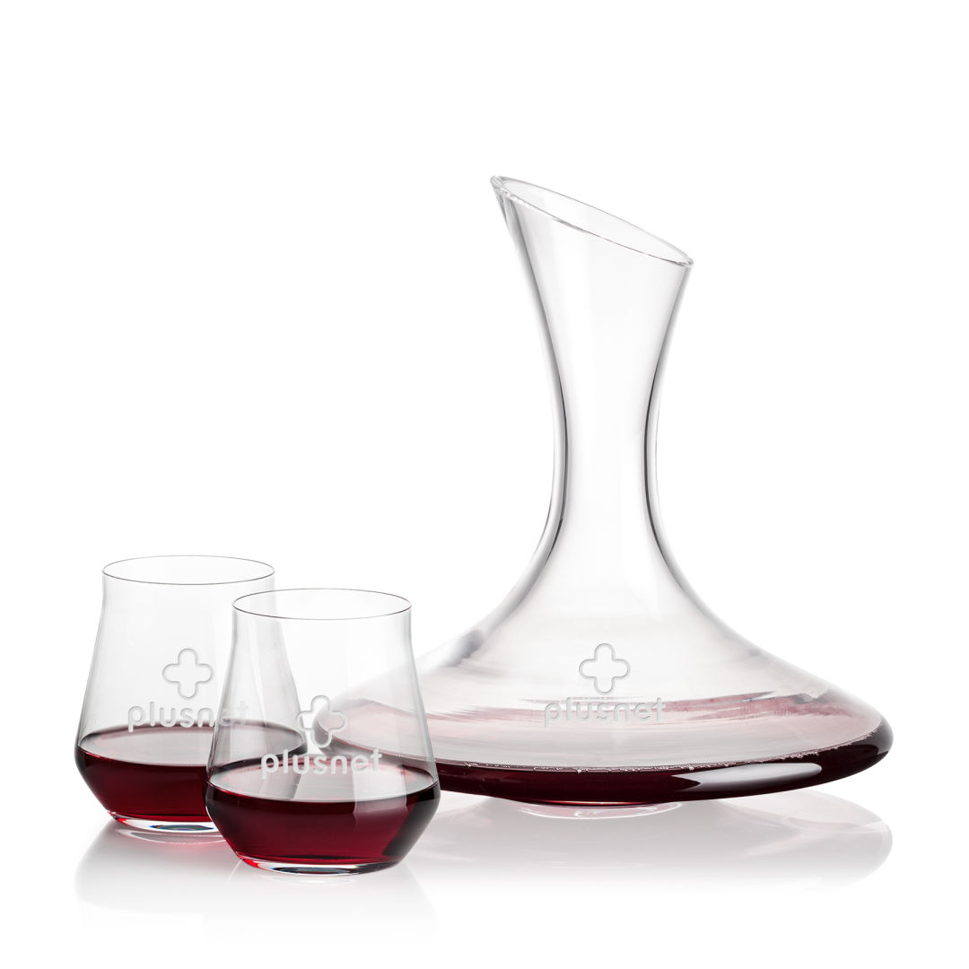 Madagascar Carafe & Bretton Stemless Wine 11
