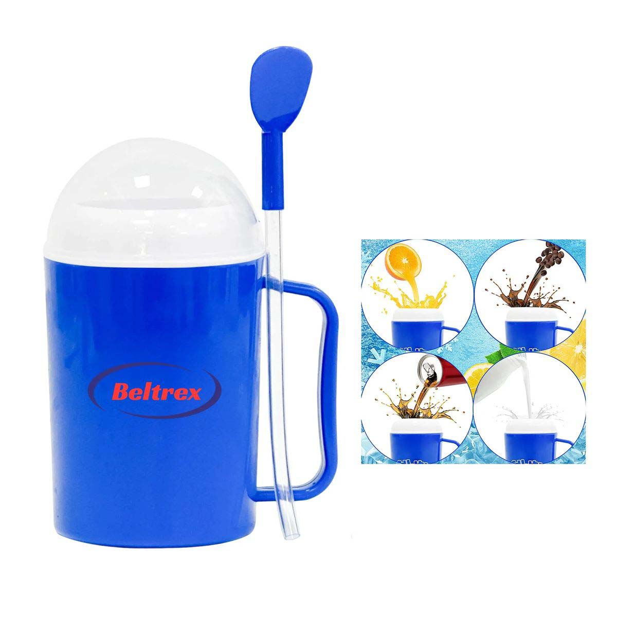 Compact Slushie Cup with Anti Spill Design 1