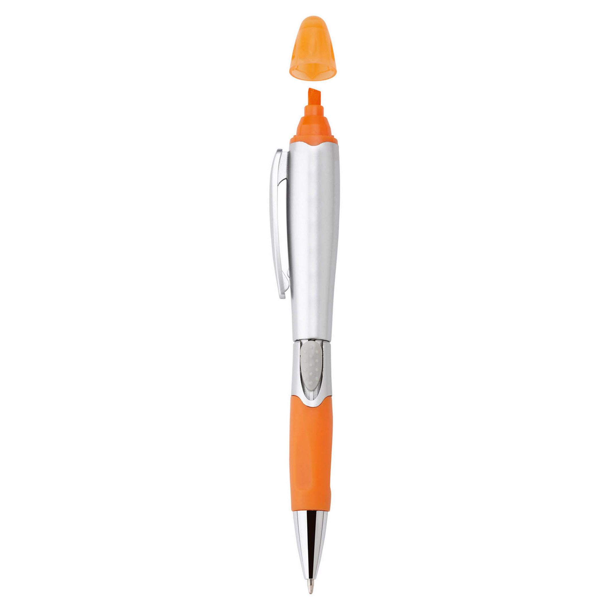Silver blossom ballpoint penhighlighter 56