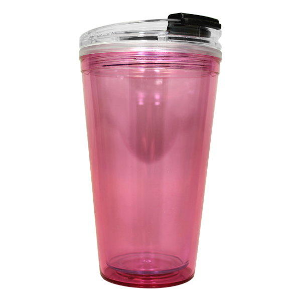 16 oz. Victory Acrylic Tumbler with Flip Top Lid 7
