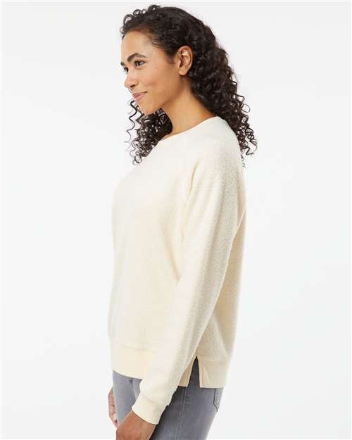 Women's Fleece Out Crewneck Pullover - K01 80