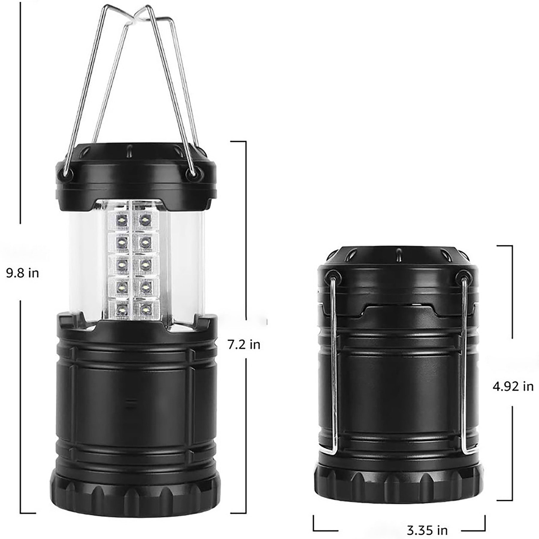 Portable LED Camping Lantern Flashlight 6