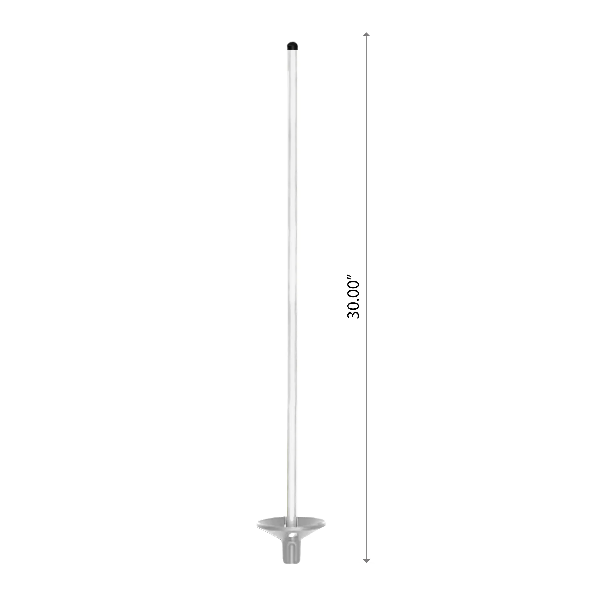 30" Practice Pole with Tray 2