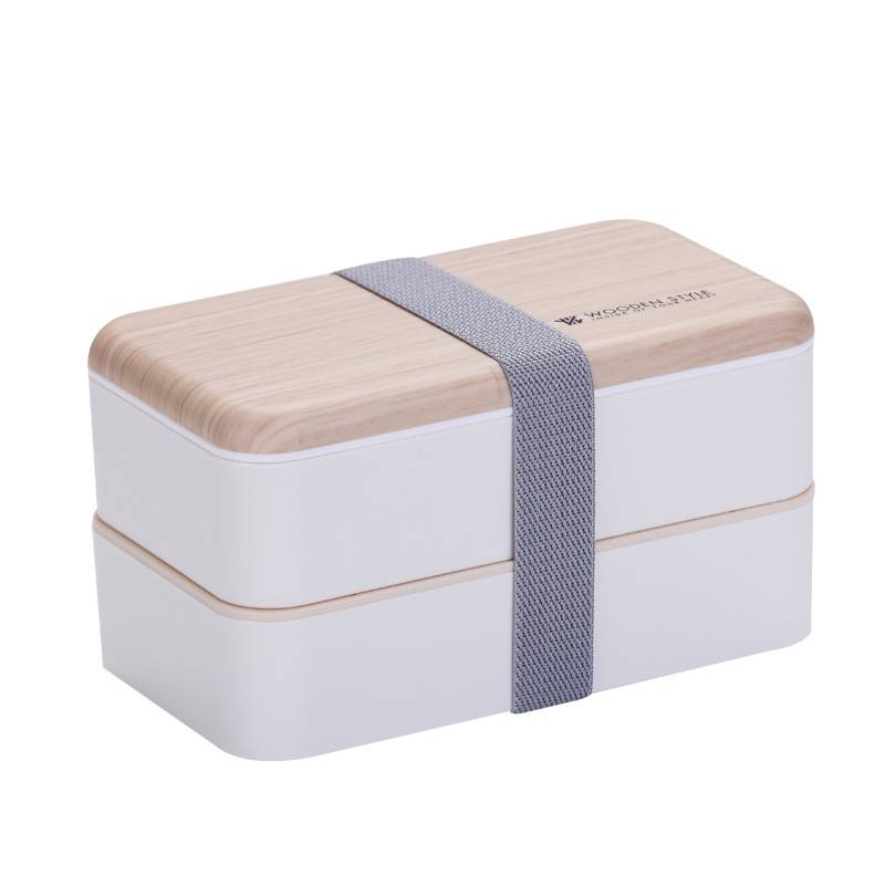 Plastic Double Layered Bento Box 3