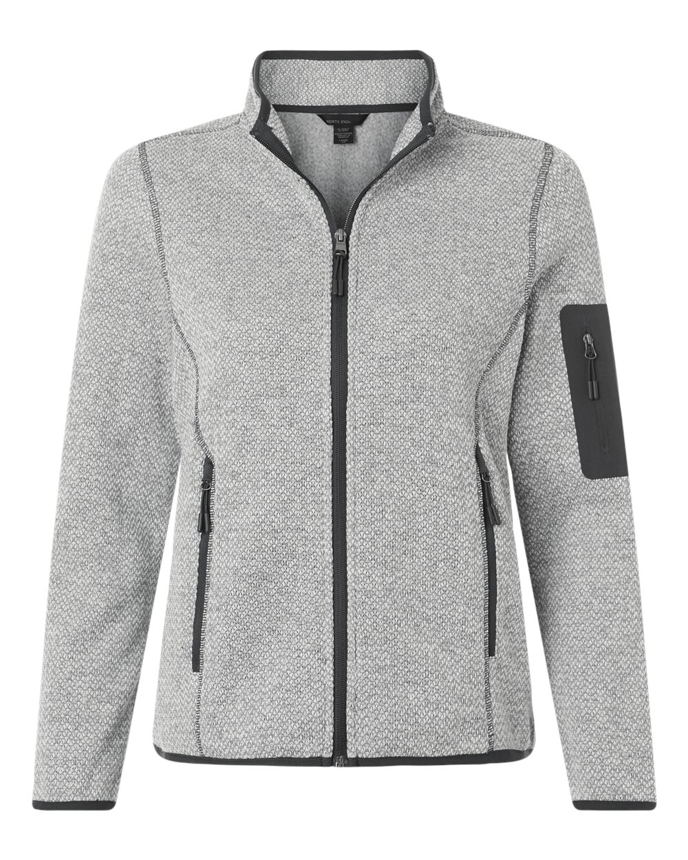 Women's Jasper Jacquard Full-Zip Fleece Jacket - NE730W 2