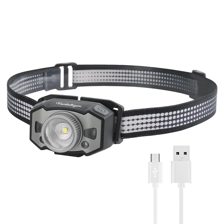 LED Headlamp with Motion Sensor – 1200mAh Rechargeable, White/Red Light, IPX5 Waterproof 11