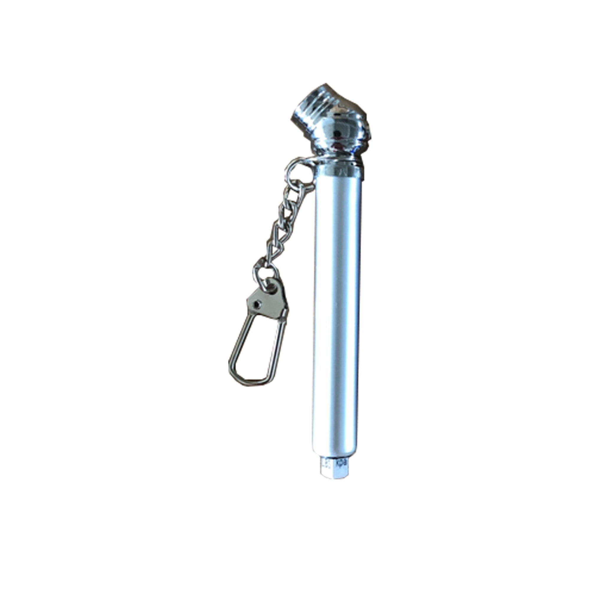 Aluminum Pen Size Tire Gauge with Keychain (Reads 10-50 PSI) 5