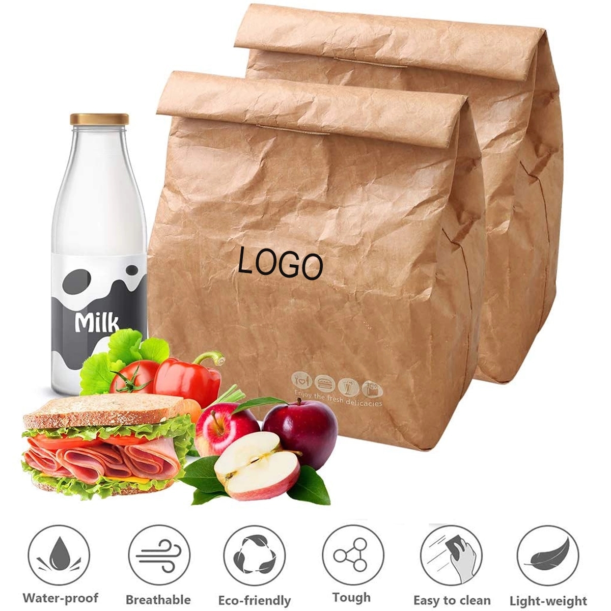 Tyvek Retro Lunch Sacks Bag 2
