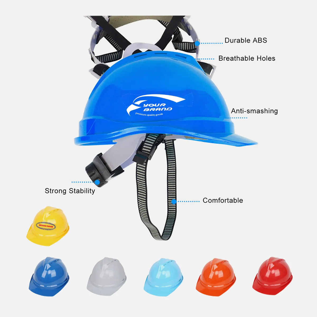 Safety Helmet Work Hat Anti-Collision And Anti Impact 3
