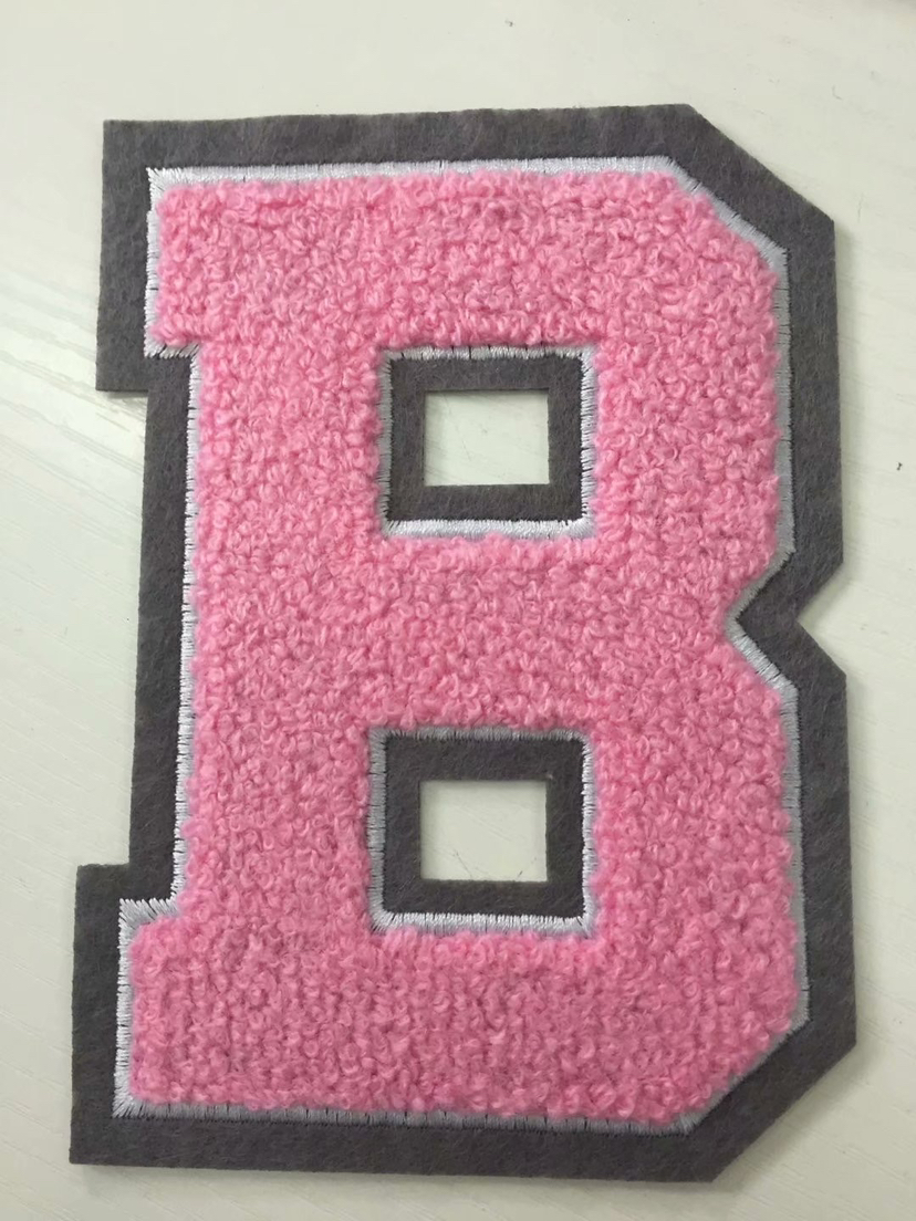 Towel Embroidered Letters / Patches 2