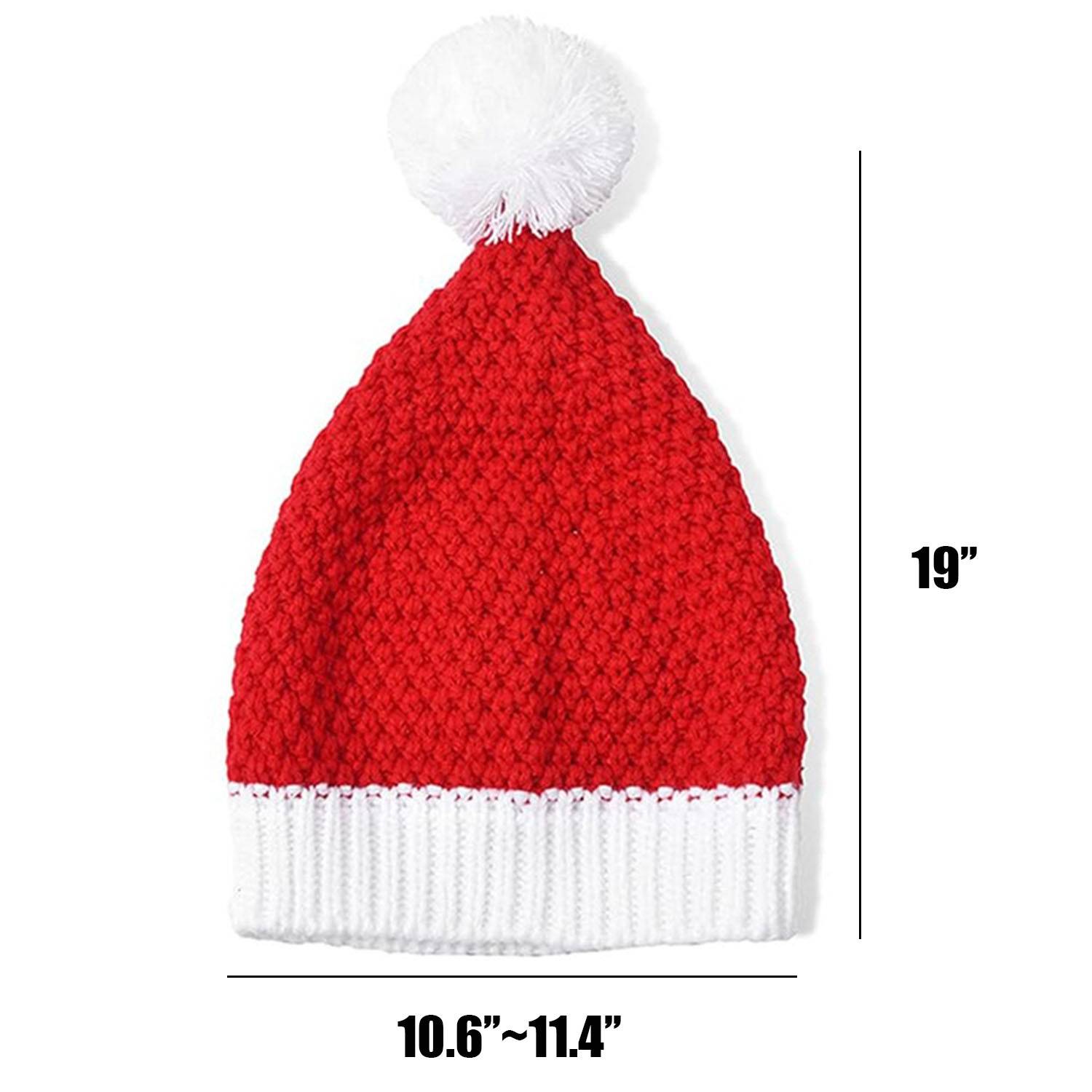Christmas Knitted Elf Hat Beanie 3