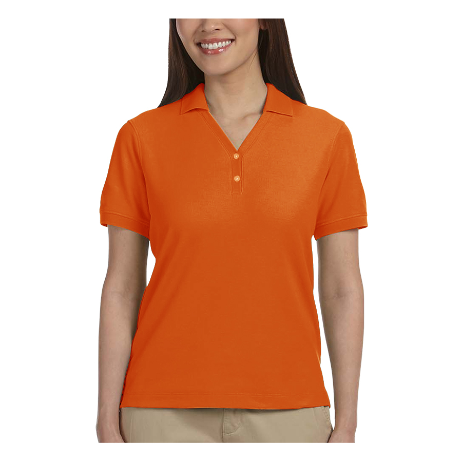 Devon & Jones Ladies' Short-Sleeve Y-Collar Polo Shirts 44