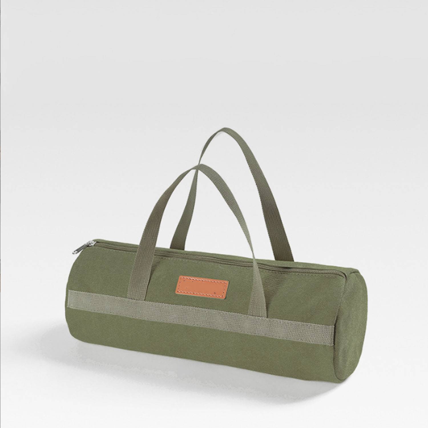 Outdoor canvas Camping Accessory Storage Cylinder Bag 3