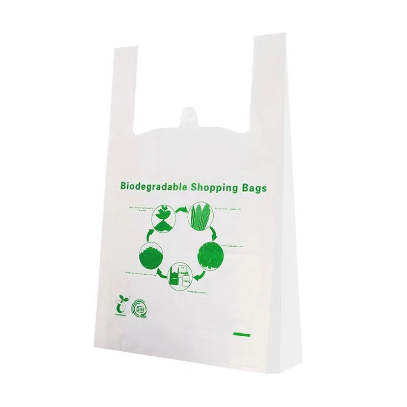 DIN Certificate 100% Biodegradable Compostable Shopper Bag 4