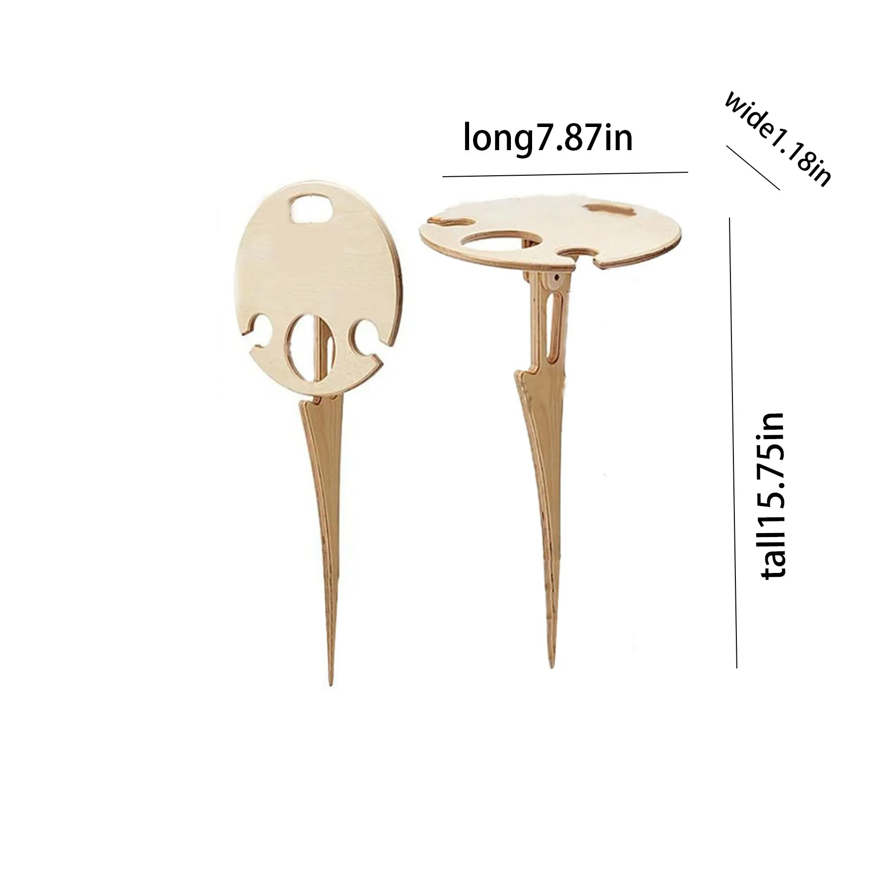 Wood Outdoor Portable Plug-in Dining Table 4