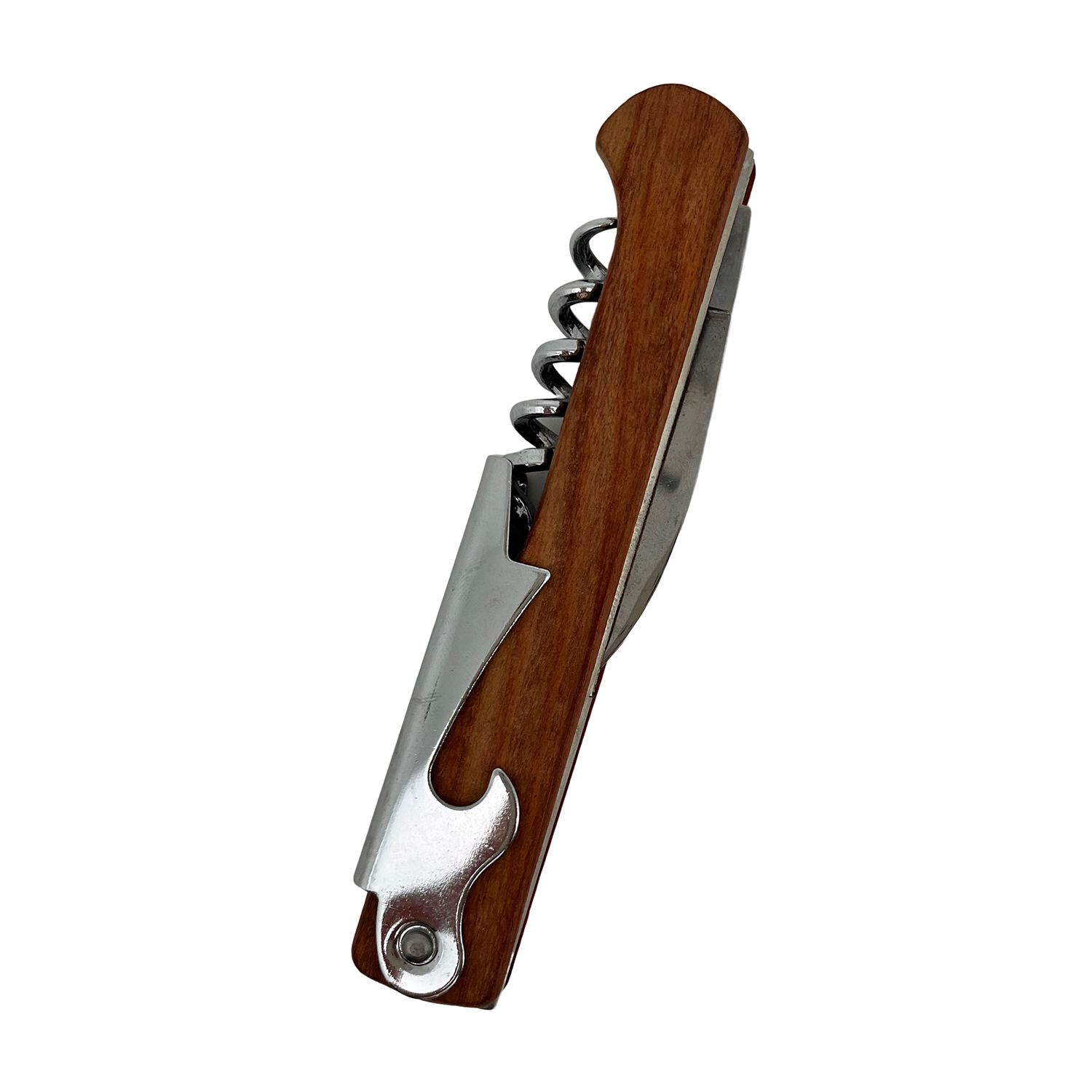 Wooden Wine and Bottle Opener with Knife 4