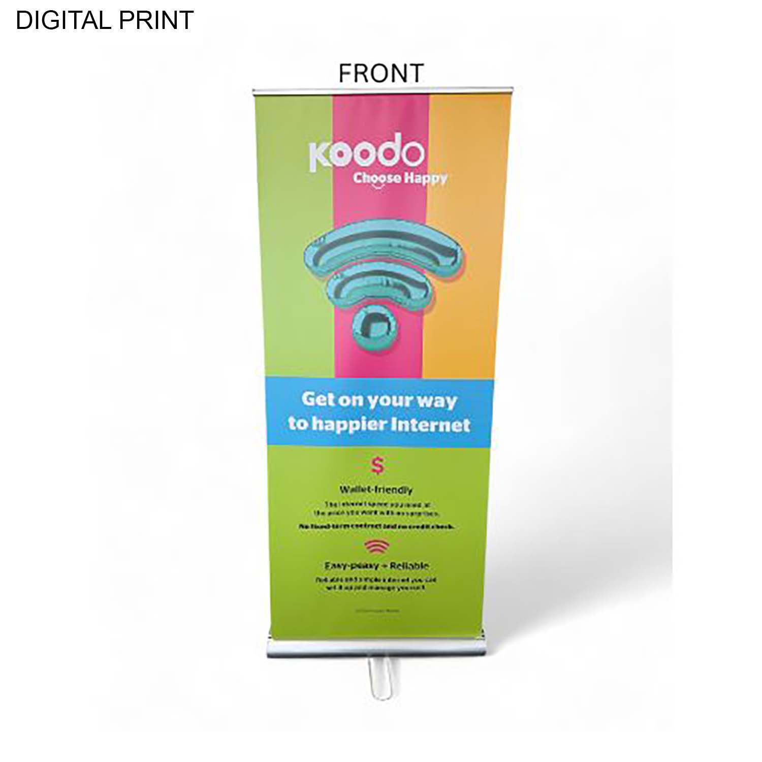 Supreme Tradeshow Package, Double sided Pull up Banner (DP783) + Stretch fit tablecloth 6' (SU577) 3