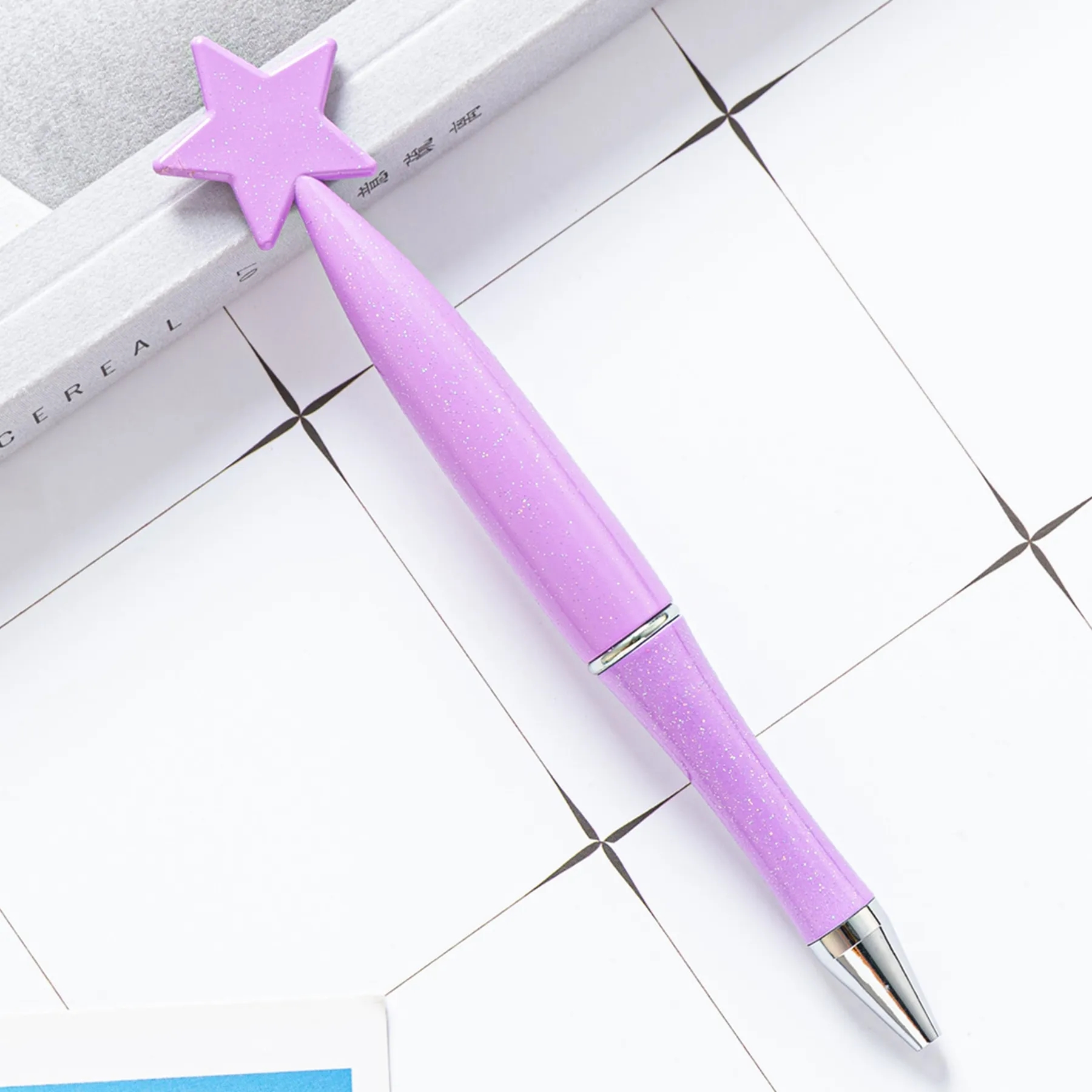 Plastic Rotary Star Ballpoint Pen 12