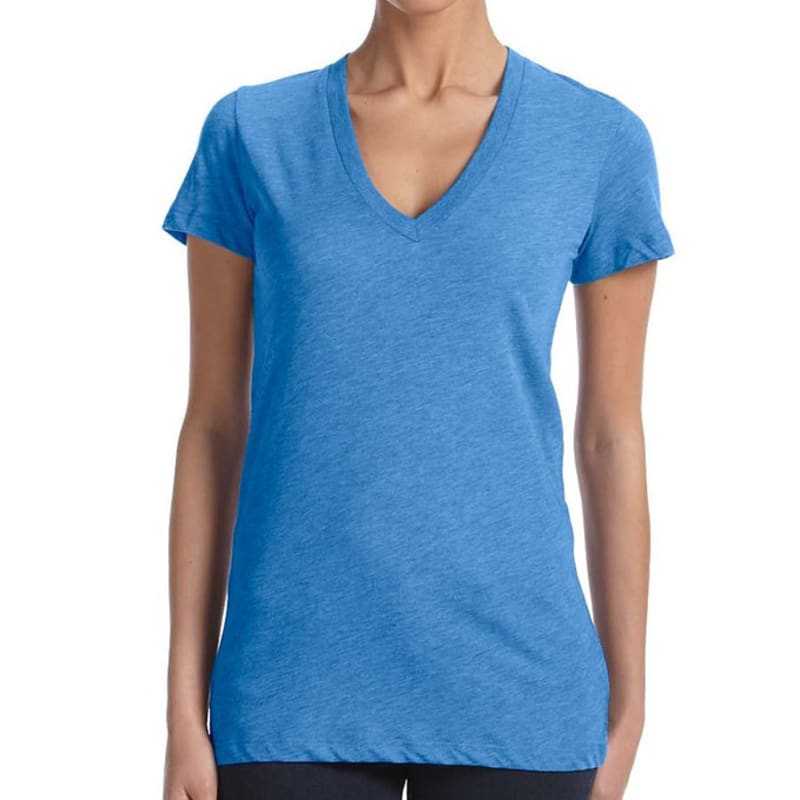 Bella Ladies Triblend Short-Sleeve Deep V-Neck T-Shirt 5