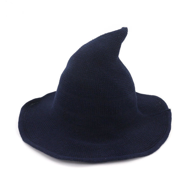 Knitted Wool Hat With Large Brim 3