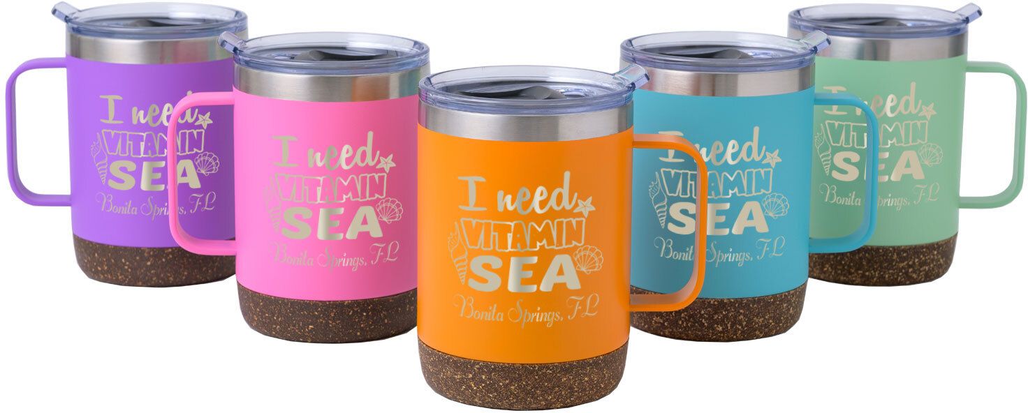 SARATOGA CORK BOTTOM BRITE MUG 12 OZ 10
