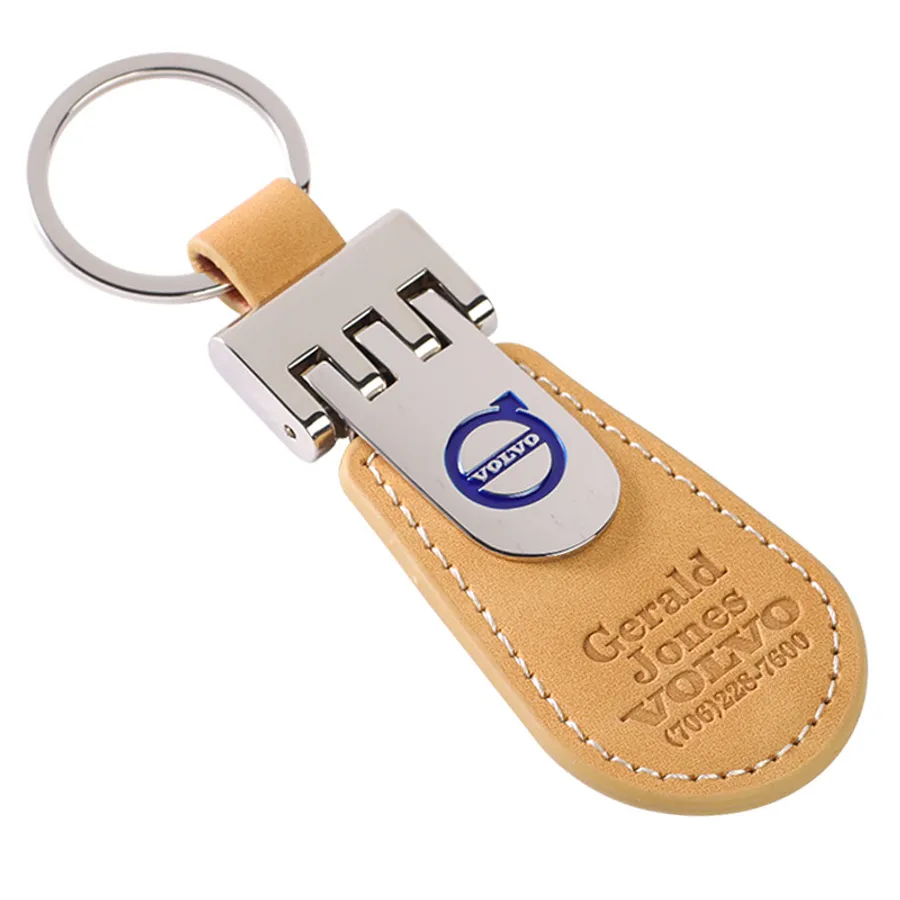 Royalty Tag Leather Keychain 6