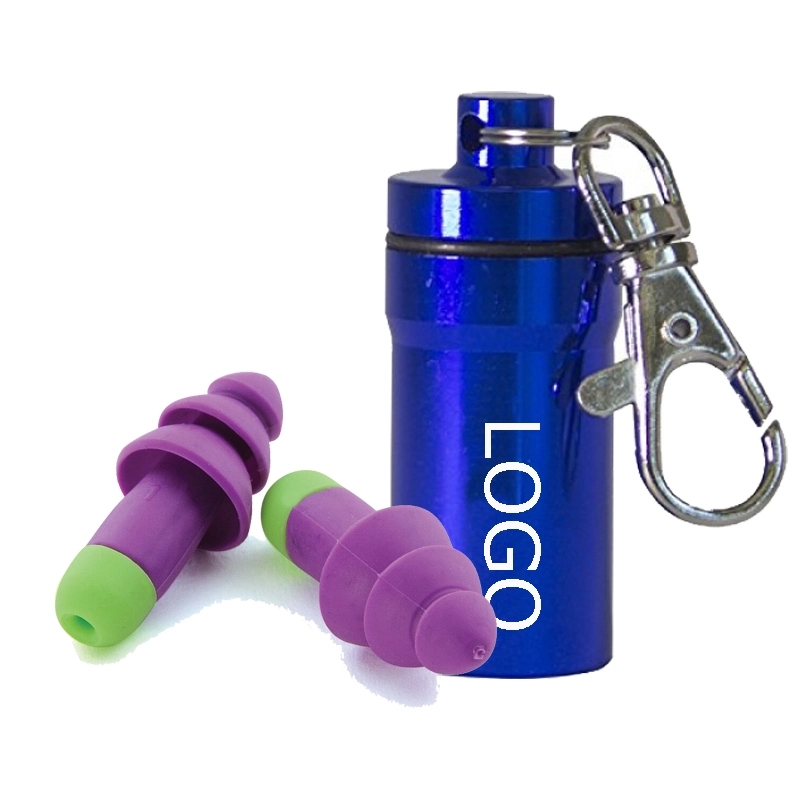 Reusable Uncorded Earplugs in Metal Case 6