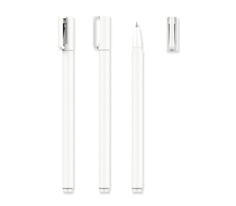 Slender Plastic Pen with Cap 3