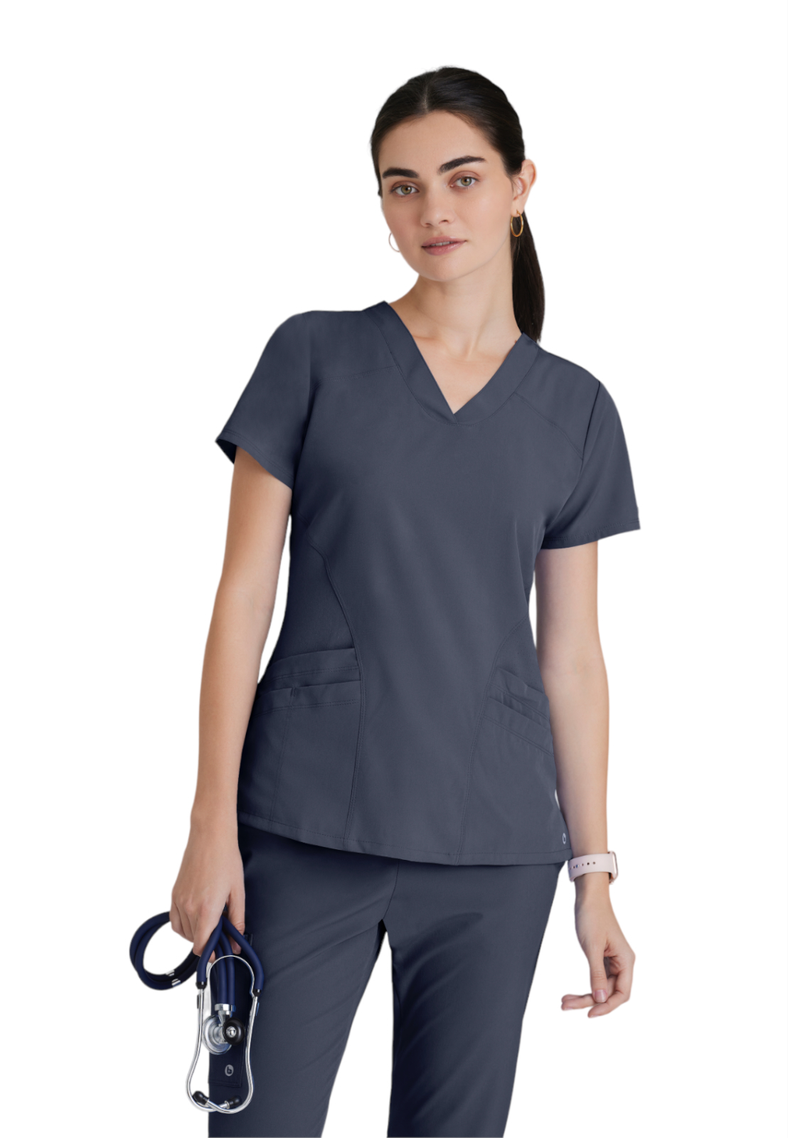 Barco One - Women's Five-Pocket V-Neck Pulse Scrub Top 20