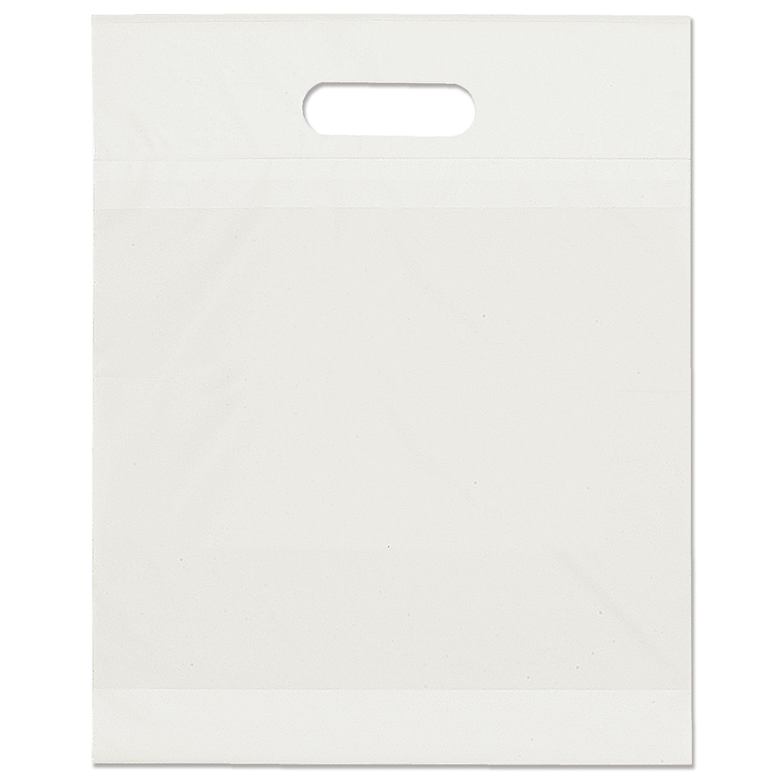 Eco Die Cut Handle Bag - 12W x 15H x 3 - Flexo Ink Print 2