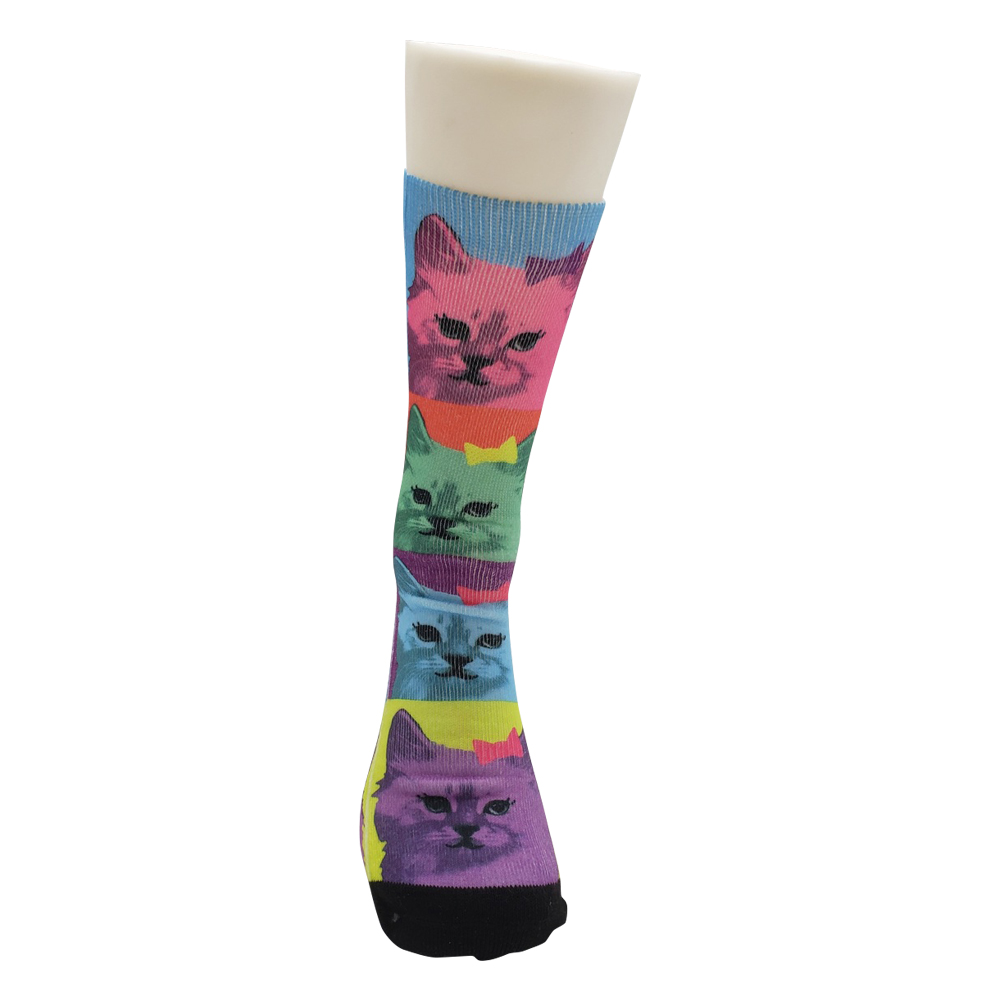 Affordable Dye Sublimation Athletic Crew Cushion socks