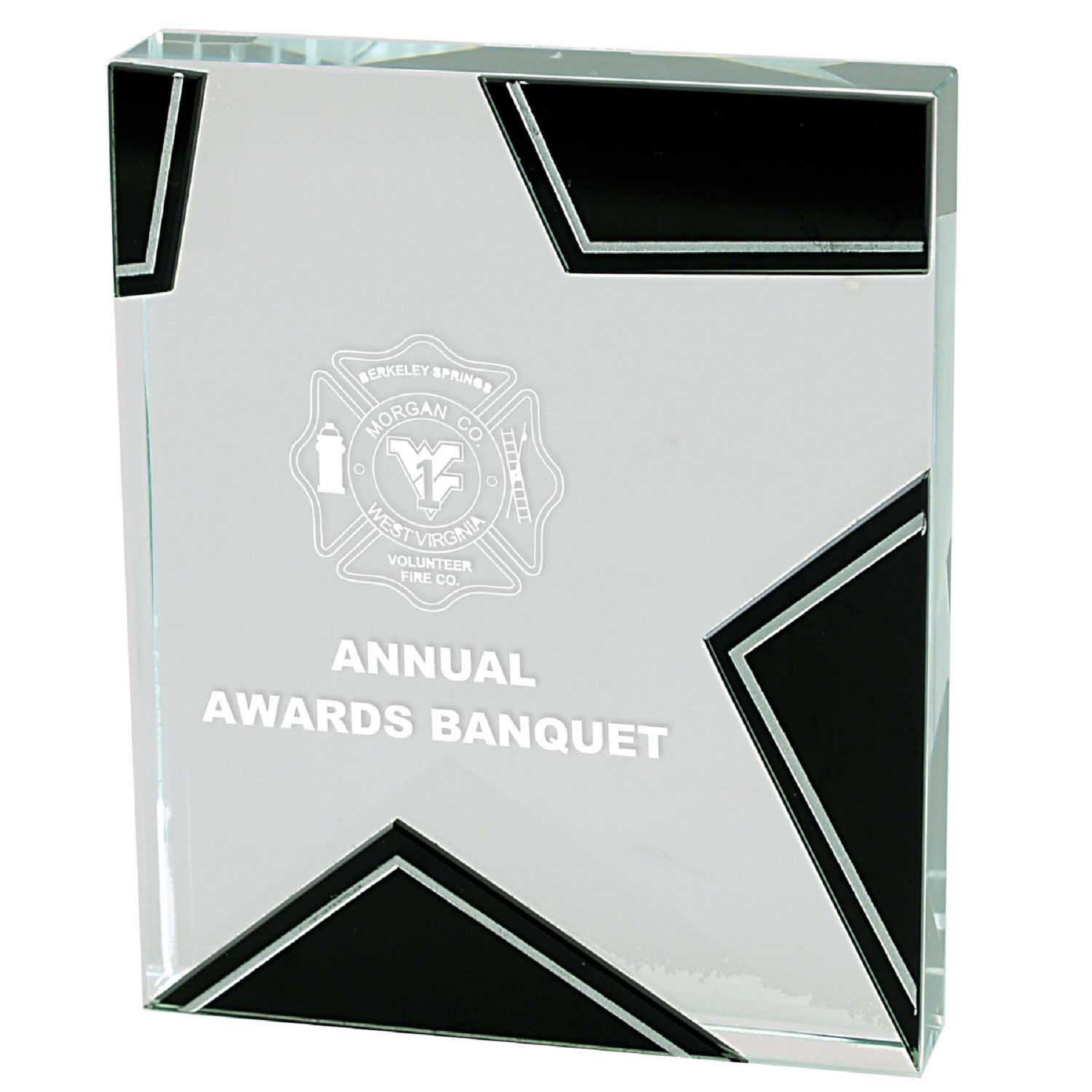 Glass Star Award - 4-1/2"x5-1/2" 2