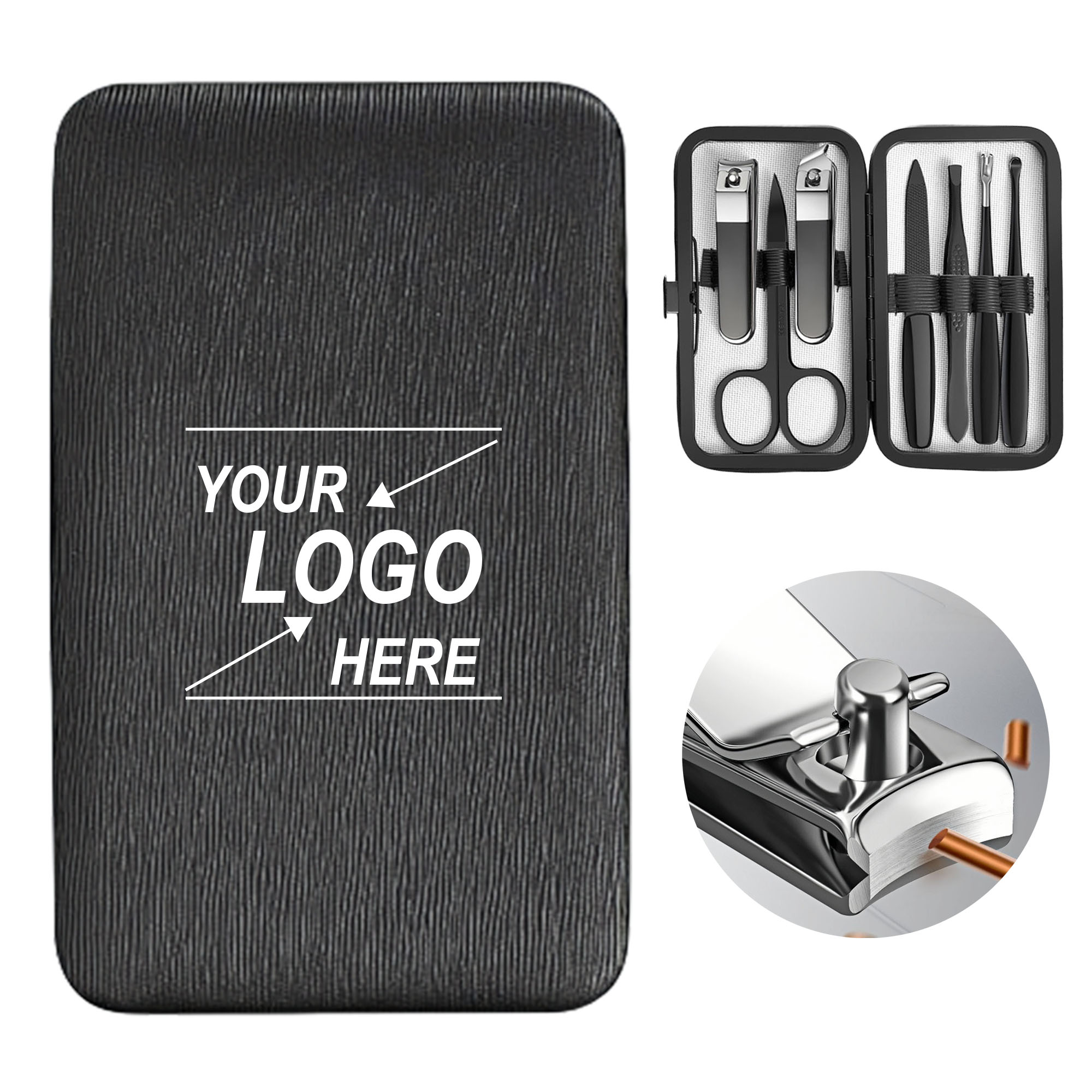 Premium Multi-Function Nail Clipper Set with PU Leather Case 3