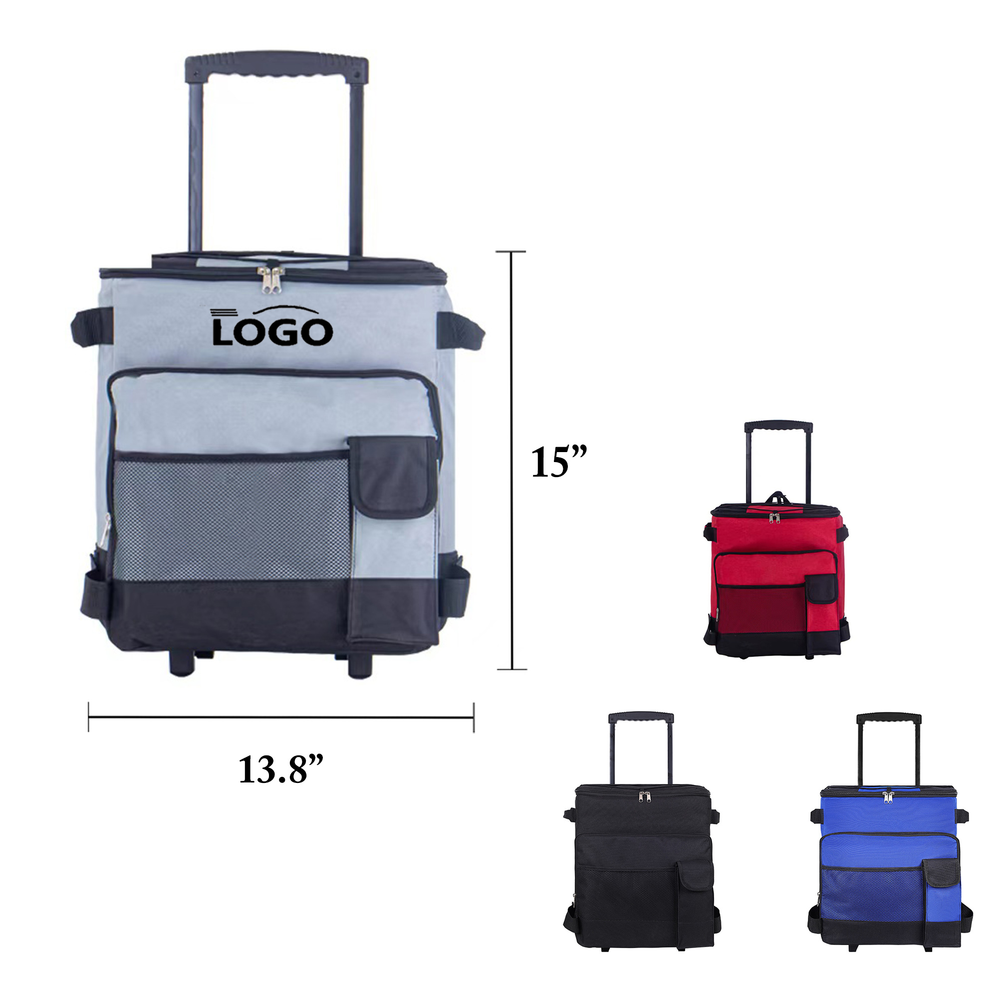 Oxford Insulated Picnic Trolley Bag 6